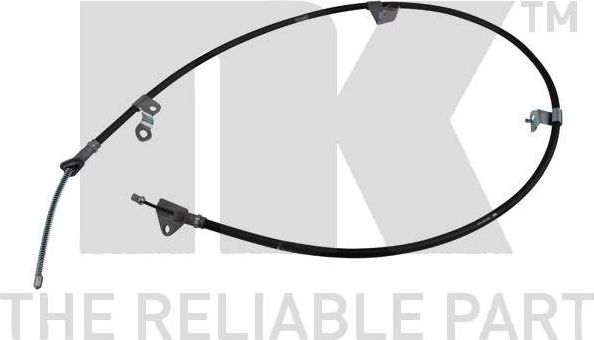 Трос ручника (тросик ручного тормоза) NK правый для Toyota Ist I 2004-2007. Артикул 9045141