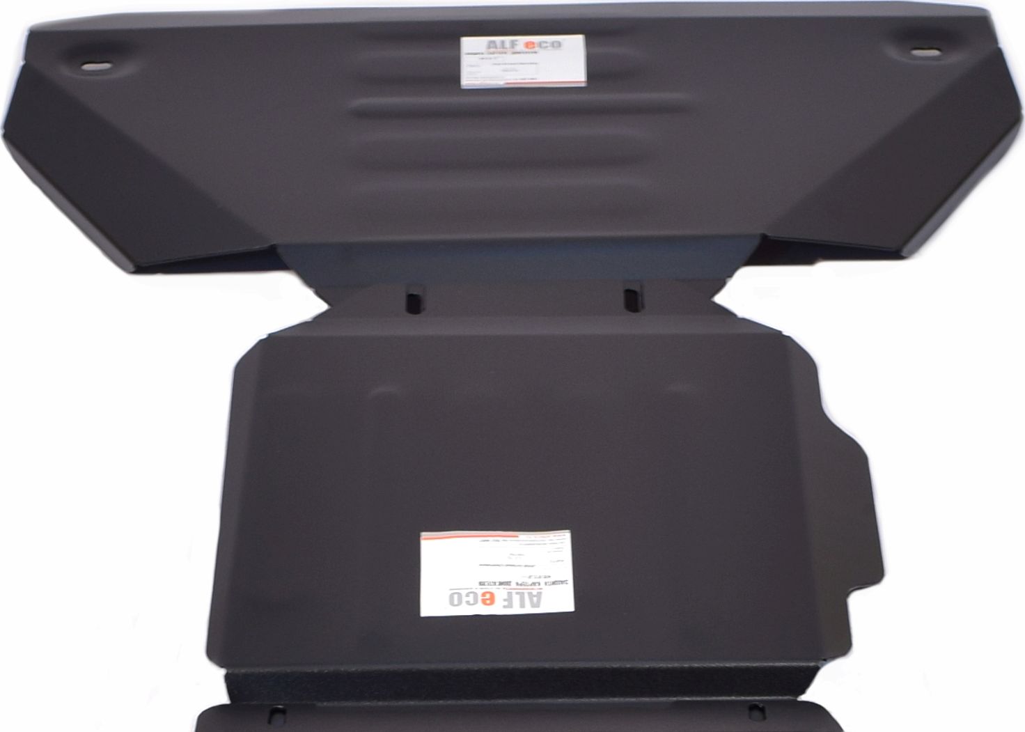 Защита Alfeco для картера и радиатора Jeep Grand Cherokee WK2 рестайлинг 2013-2022. Артикул ALF.48.01