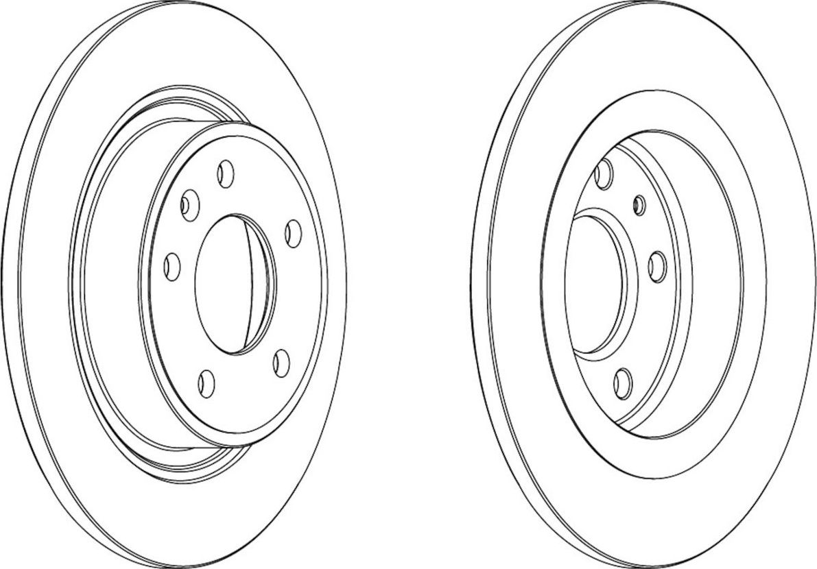 Тормозной диск Ferodo Premier. Артикул DDF1871