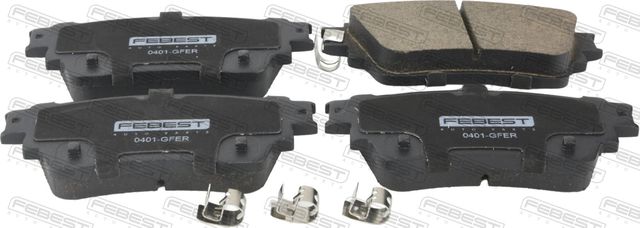 Тормозные колодки Febest. Артикул 0401-GFER