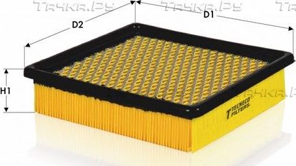 Воздушный фильтр Tecneco Filters для Opel Ampera I 2011-2015. Артикул AR19003PM
