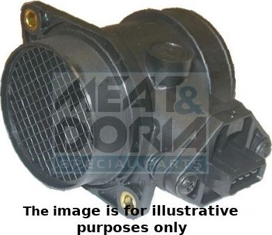 Датчик массового расхода воздуха (ДМРВ) Meat & Doria для Volvo 850 1993-1997. Артикул 86066E