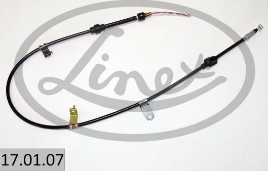 Трос ручника (тросик ручного тормоза) Linex. Артикул 17.01.07