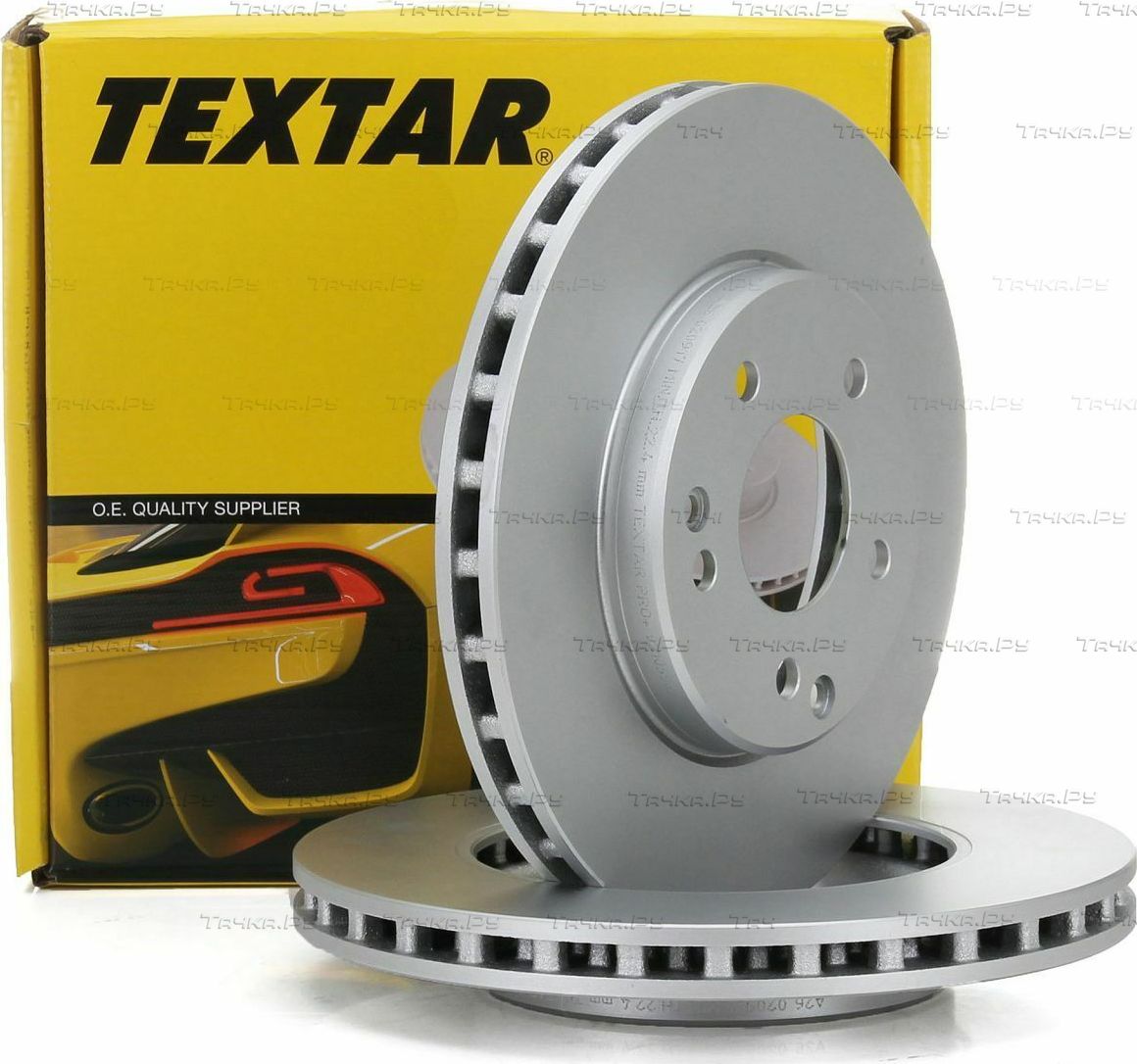 Тормозной диск Textar Pro+ передний для Mercedes-Benz E-Класс II (W210, S210) 1999-2002. Артикул 92105905