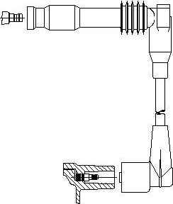 Высоковольтные провода (провода зажигания) Bremi. Артикул 381/36