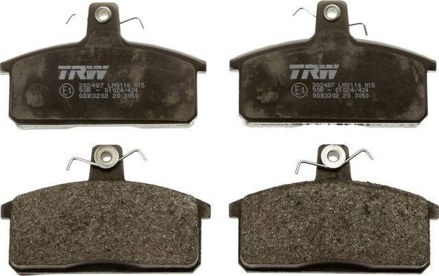 Тормозные колодки TRW COTEC задние для IVECO Massif 2008-2011. Артикул GDB3202