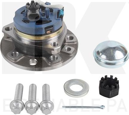 Ступица колеса с интегрированным подшипником NK передняя/задняя правая/левая для Opel Speedster 2000-2006. Артикул 753623