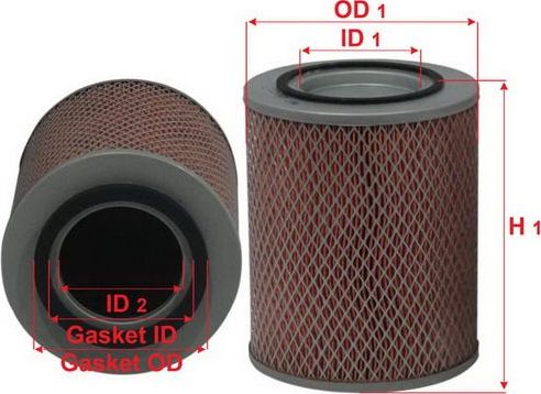 Воздушный фильтр Sakura для Opel Monterey A 1991-1998. Артикул A-1514