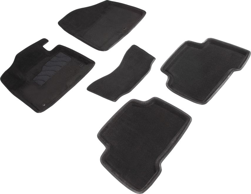 Коврики Seintex 3D ворсовые для салона Hyundai Santa Fe III 2012-2018. Артикул 83624