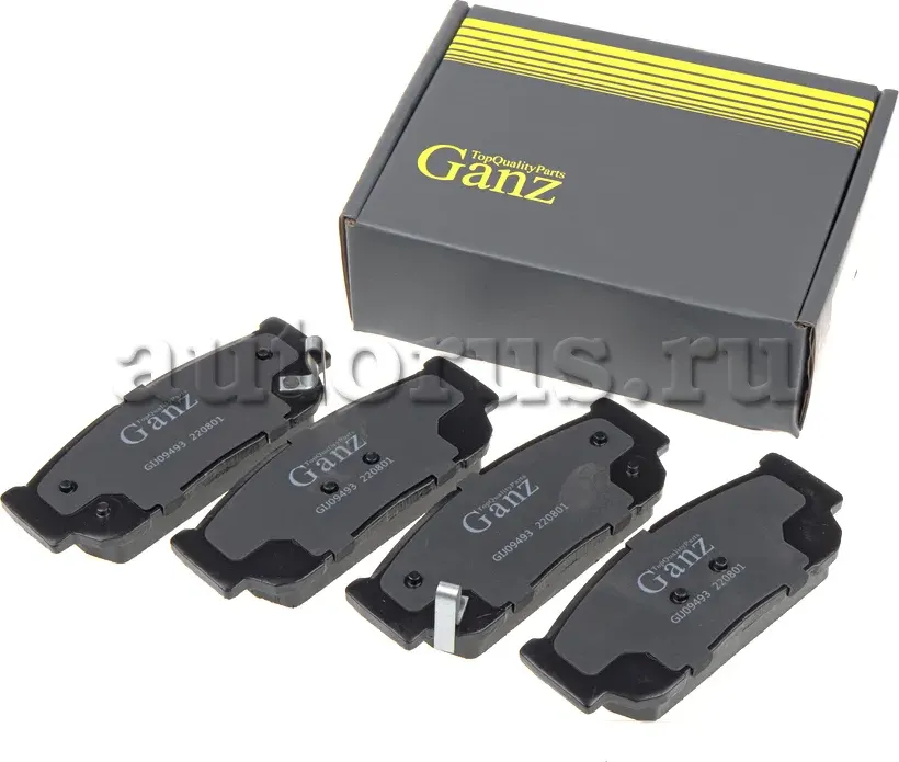 Колодки задние (Ganz). Артикул GIJ09493