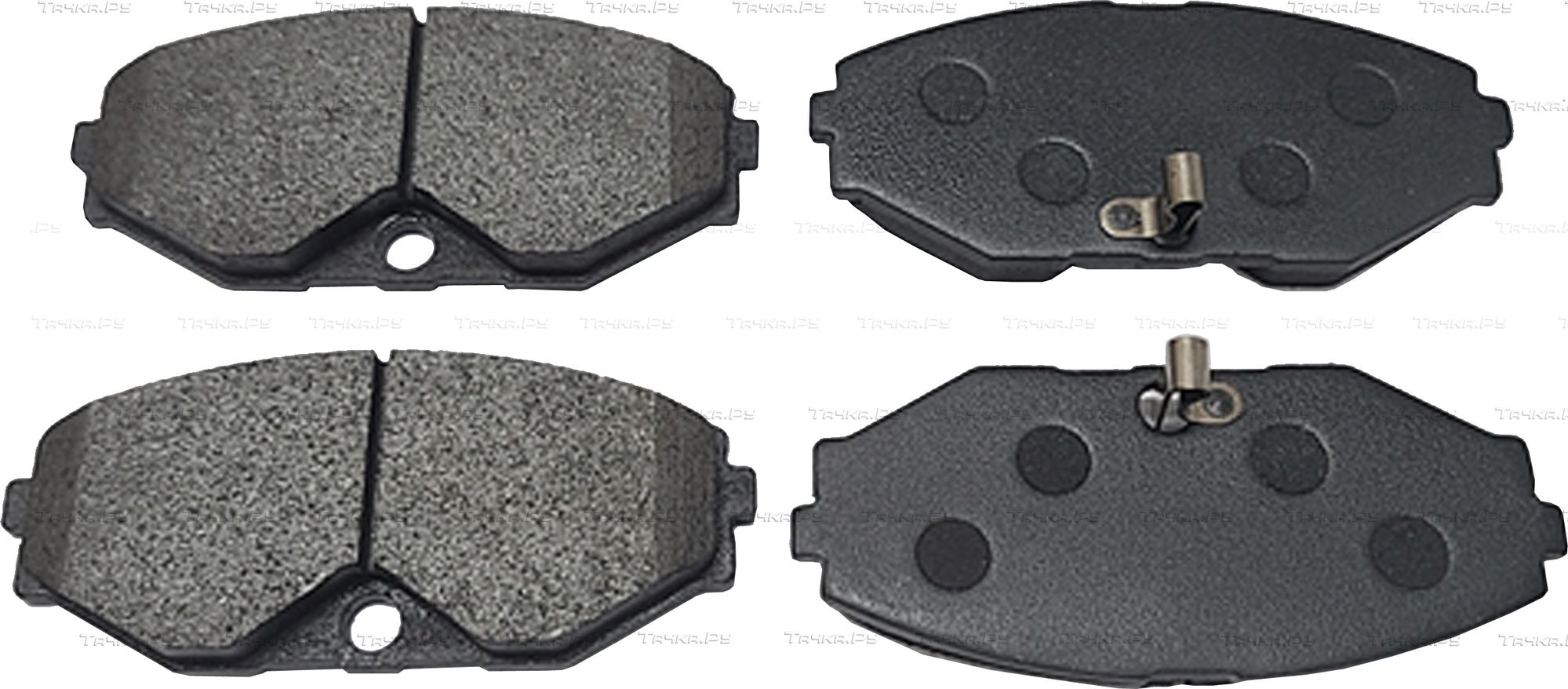 Колодки тормозные NISSAN MAXIMA QX (A33) 2.0-3.0 00- передние (CTR). Артикул CKN6