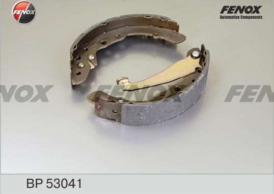 Тормозные колодки Fenox задние для Geely MR 2005-2009. Артикул BP53041