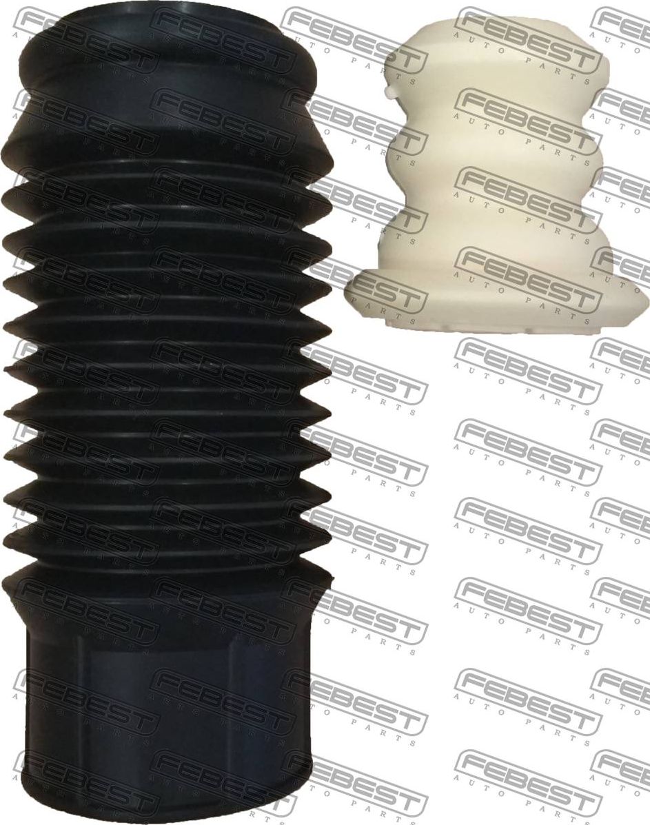Комплект отбойников и пыльников амортизаторов (стоек) Febest (полимерный материал). Артикул TSHB-14-PP