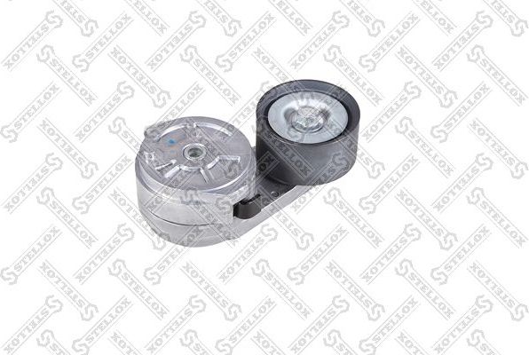 Натяжной ролик (натяжитель) приводного клинового зубчатого ремня Stellox. Артикул 81-67714-SX
