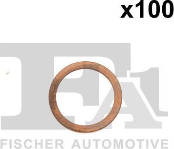 Сальник, уплотнительное кольцо FA1 (медь) для Alfa Romeo MiTo I 2008-2018. Артикул 014.810.100