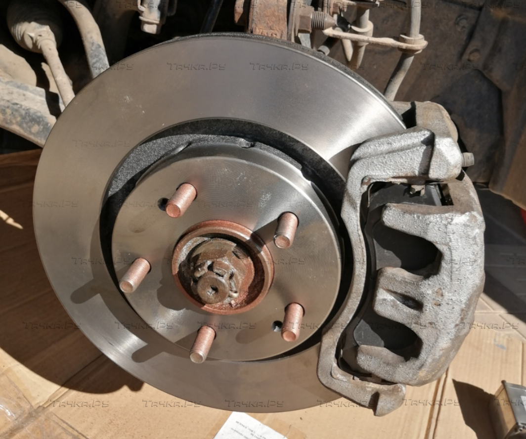 Тормозной диск Miles передний для Mitsubishi Outlander III 2012-2026. Артикул K000140