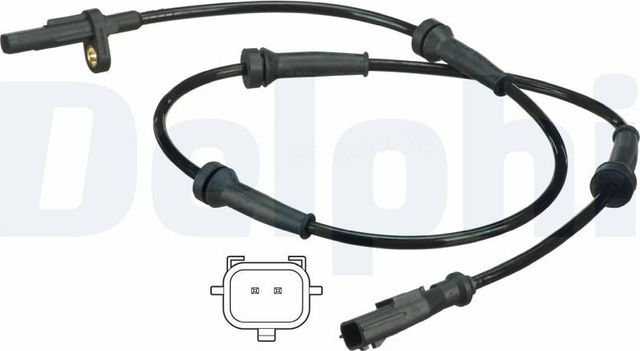 Датчик ABS Delphi задний для Renault Trafic II 2001-2014. Артикул SS20376