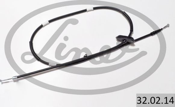 Трос ручника (тросик ручного тормоза) Linex. Артикул 32.02.14