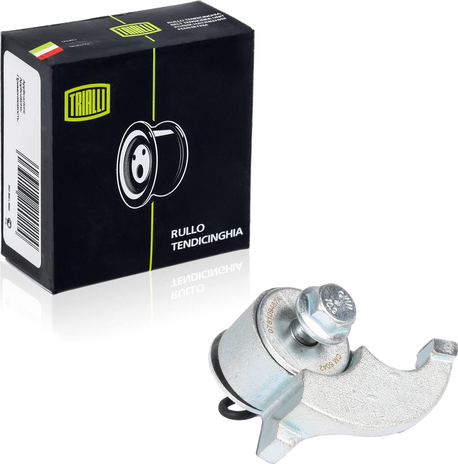 Натяжной ролик (натяжитель) ремня ГРМ Trialli. Артикул CM 6042