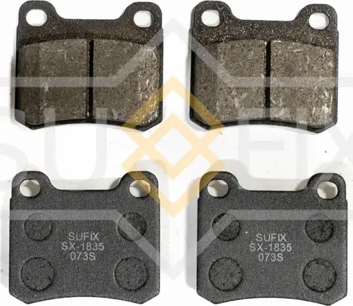 Колодки тормозные дисковые | зад прав/лев | (Sufix). Артикул SX-1835