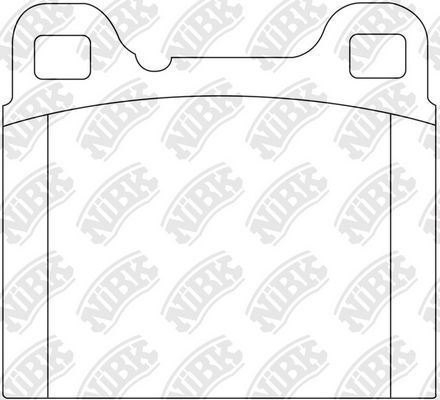 Тормозные колодки NiBK. Артикул PN0007