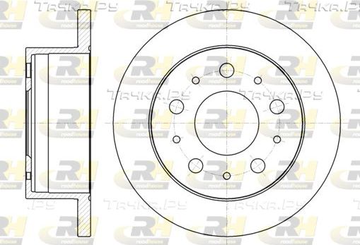 Тормозной диск RoadHouse задний для Fiat Ducato III 2006-2026. Артикул 61056.00