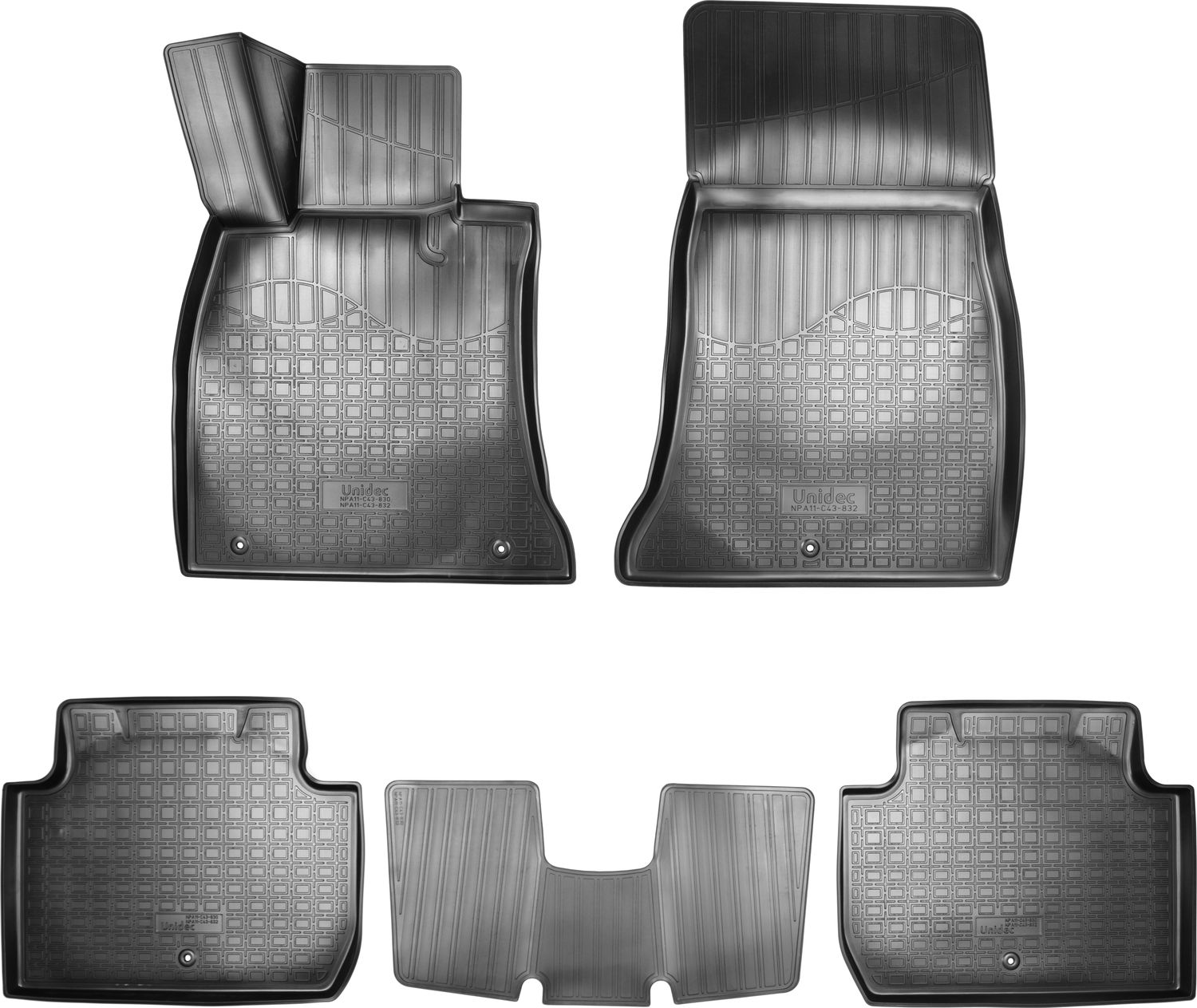 Коврики Норпласт для салона Kia Stinger 2WD 2017-2026. Артикул NPA11-C43-832