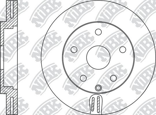 Тормозной диск NiBK. Артикул RN1492