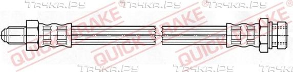 Тормозной шланг Quick Brake передний правый/левый внешний для Hyundai Porter III 1993-2004. Артикул 37.024