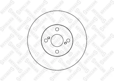 Тормозной диск Stellox. Артикул 6020-4587-SX