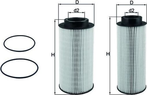 Топливный фильтр Mahle. Артикул KX 439KIT