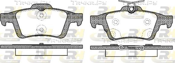 Тормозные колодки RoadHouse задние для Ford Focus II 2006-2012. Артикул 2842.70