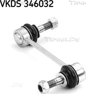 Стойка (тяга) стабилизатора SKF передняя правая/левая для Renault Megane II 2004-2009. Артикул VKDS 346032