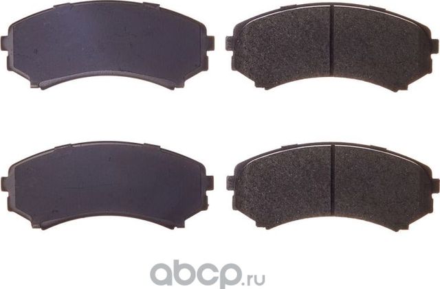 Колодки тормозные дисковые (противоскрипная пластина в компл.) (Avantech). Артикул AV257