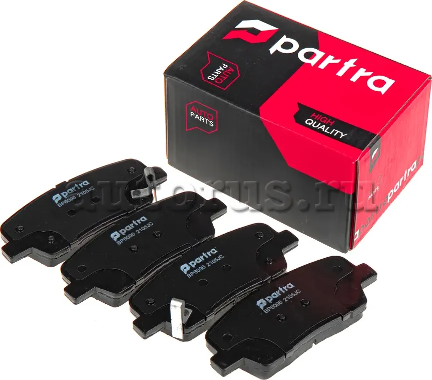 Колодки тормозные дисковые | перед прав/лев | (Partra) Partra. Артикул BP6096