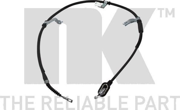 Трос ручника (тросик ручного тормоза) NK. Артикул 903452