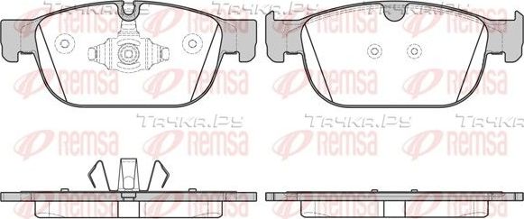 Тормозные колодки Remsa передние для Volvo XC90 II 2014-2026. Артикул 1696.00