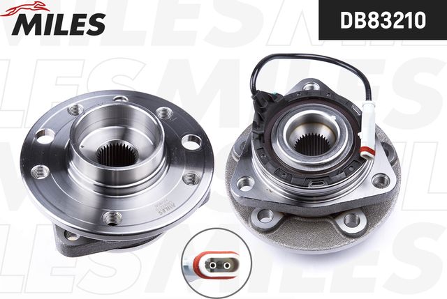 Ступица колеса с интегрированным подшипником Miles передняя для Opel Zafira B 2005-2019. Артикул DB83210