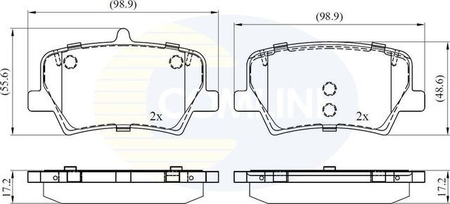 Тормозные колодки Comline. Артикул CBP02393