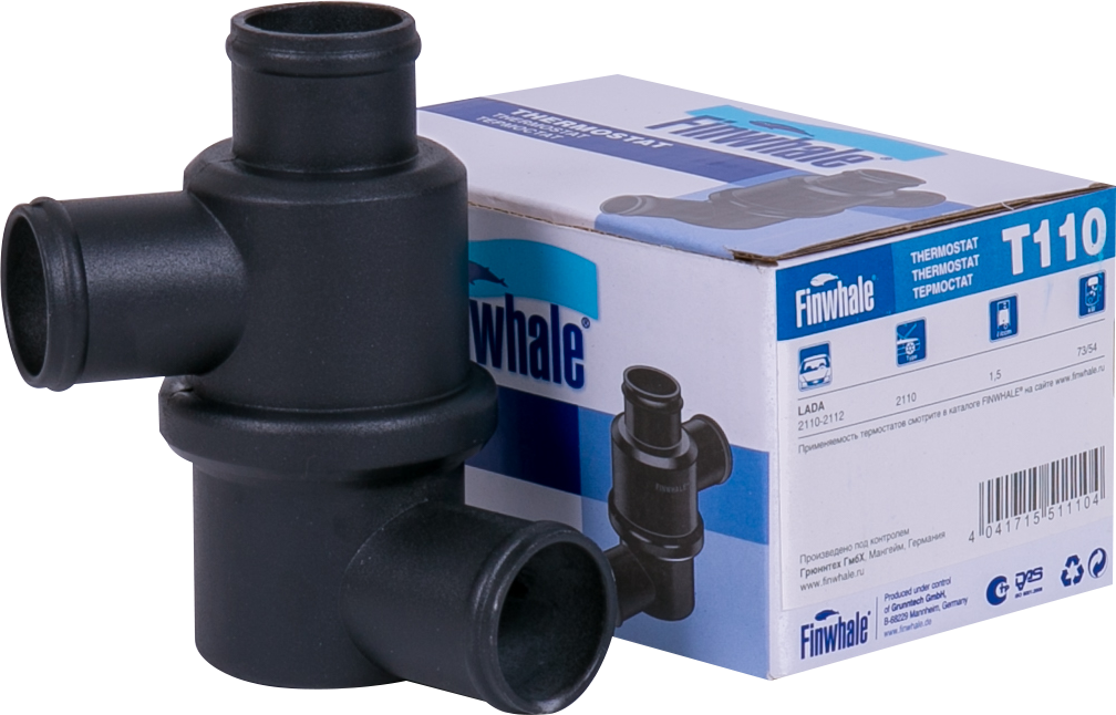 Термостат LADA 2110-12 и модификации (карбюратор) 852С (Finwhale). Артикул Т110