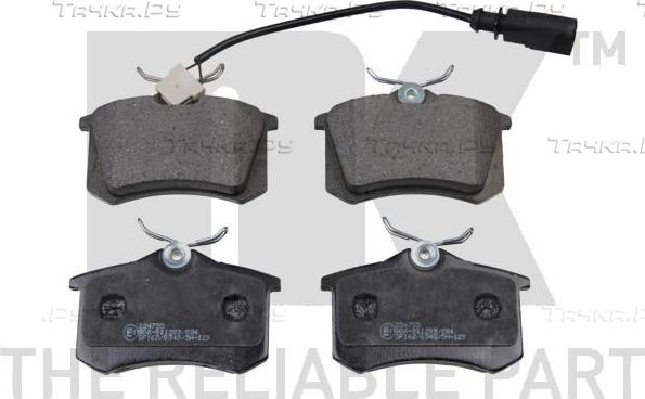 Тормозные колодки NK задние для Ford Galaxy I 2000-2006. Артикул 224755