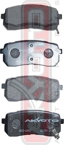 Тормозные колодки Akyoto Packing AKYOTO. Артикул AKD-0457