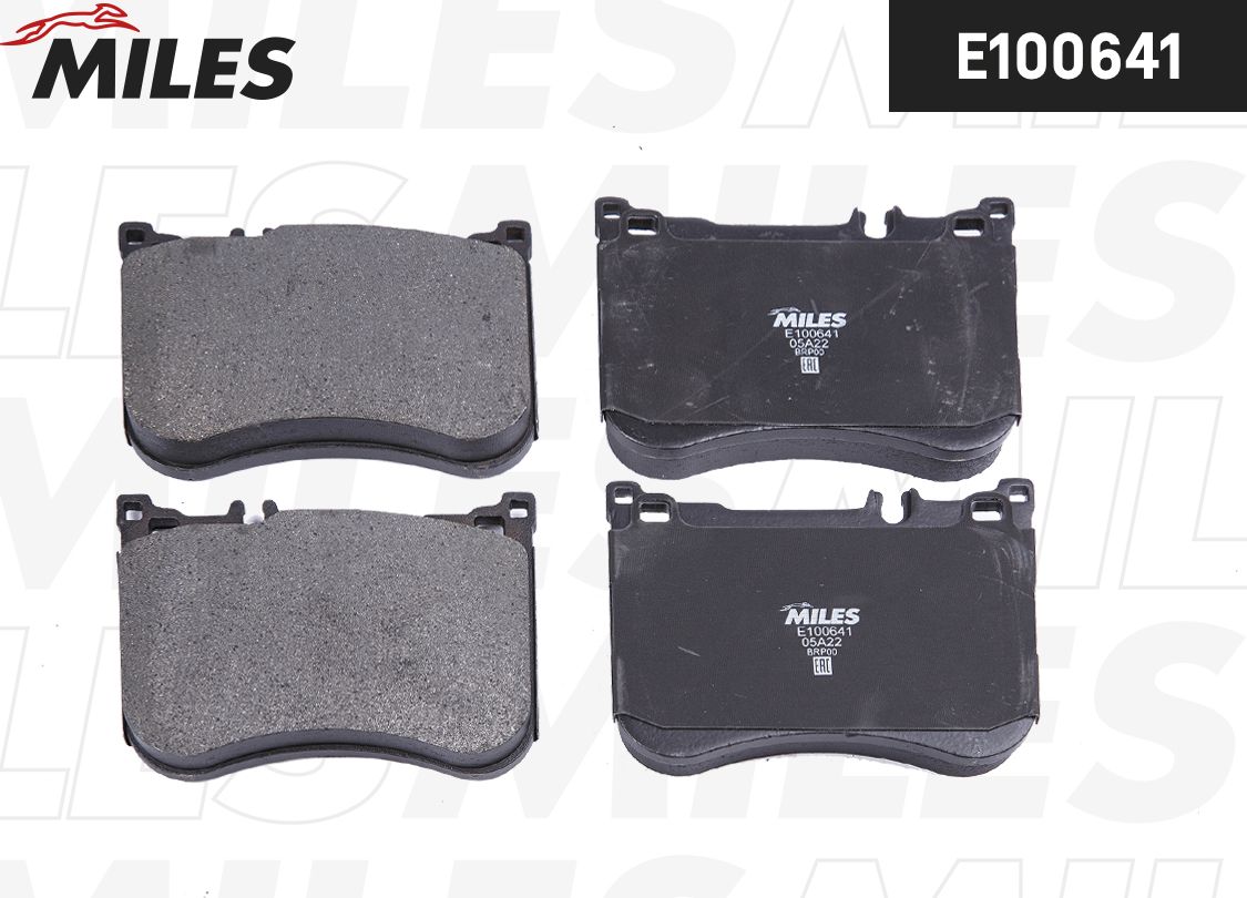 Тормозные колодки Miles (Semi-Metallic). Артикул E100641
