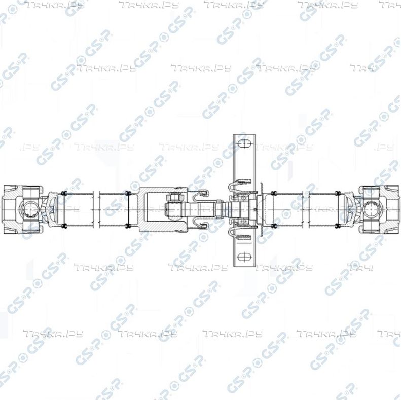 Карданный вал GSP. Артикул PS901971