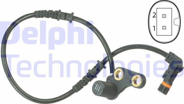 Датчик ABS Delphi передний правый для Mercedes-Benz SLK-Класс I (R170) 1996-2000. Артикул SS20493