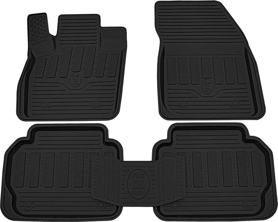 Коврики Rezkon резиновые для салона Ford Mondeo V 2015-2026. Артикул 1016025200