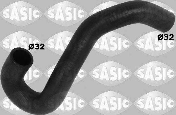 Патрубок радиатора (системы охлаждения) Sasic левый нижний для Ford Fiesta IV 1995-2002. Артикул 3406224