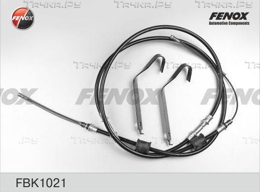 Трос ручника (тросик ручного тормоза) Fenox. Артикул FBK1021