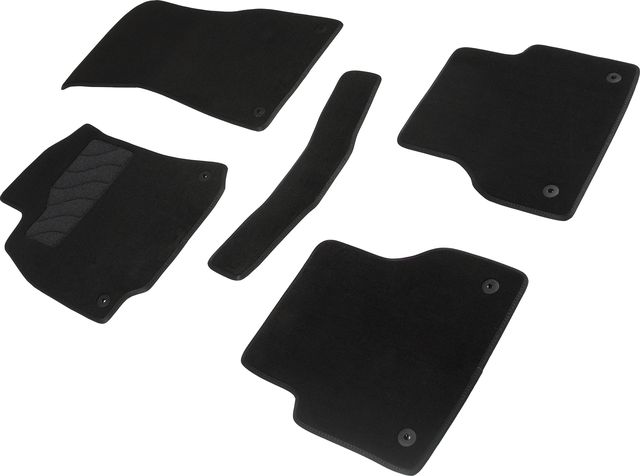 Коврики текстильные Seintex на нескользящей основе для салона Audi A6 C8 2018-2026. Артикул 90303