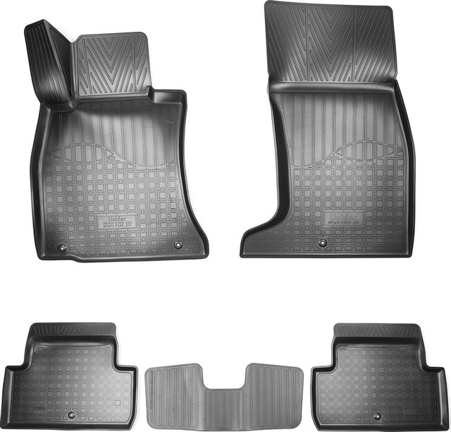 Коврики 3D Норпласт для салона Genesis G70 2017-2026 (полный привод). Артикул NPA11-C305-201